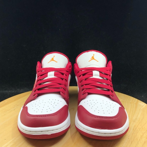 Brand New Nike Air Jordan Low Cardinal Red Light Curry White 553558-607 - Picture 5 of 8